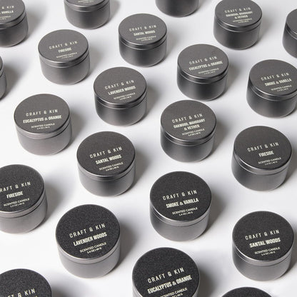 Scented Votive Candle Gift Set of 6 | Small Luxury Scented Candles Holiday Gift Set for Home | Candle Box with Assorted Scents | 15–20 Hour Burn Each