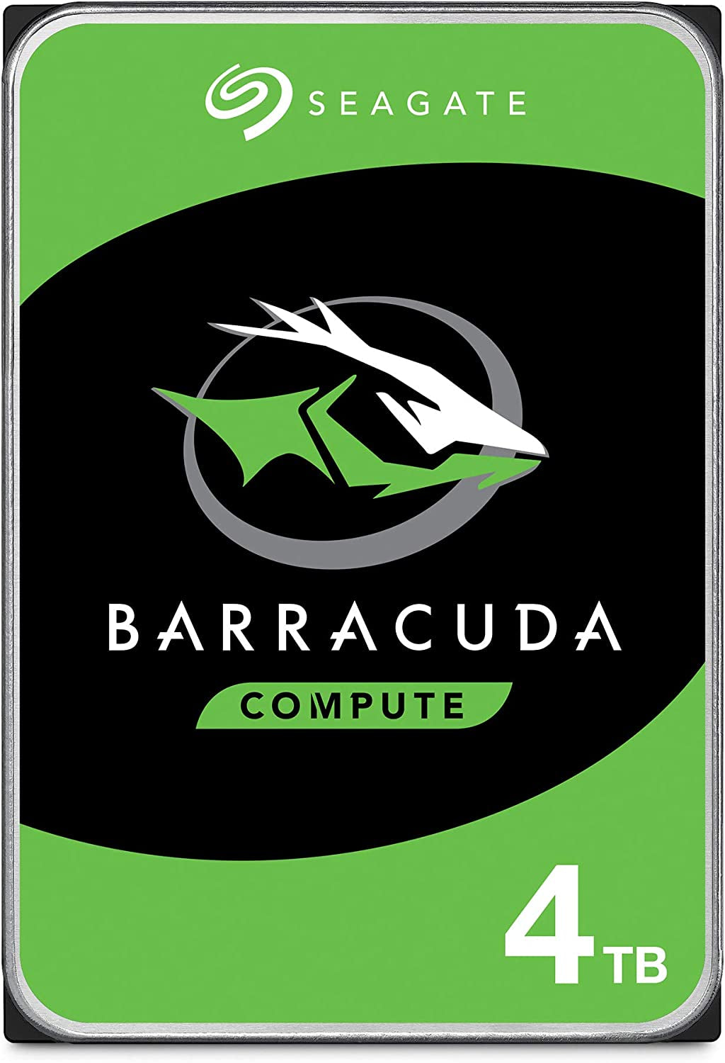 Seagate Barracuda 4TB Internal Hard Drive – High-Performance 3.5" SATA HDD for Desktop PC – 5400 RPM, 256MB Cache, Frustration Free Packaging
